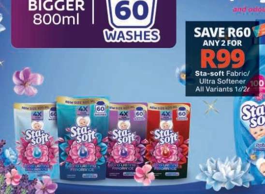 Sta-soft Fabric/Ultra Softener