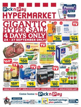 Pick n Pay - Hypermarket Gigantic Sale Specials