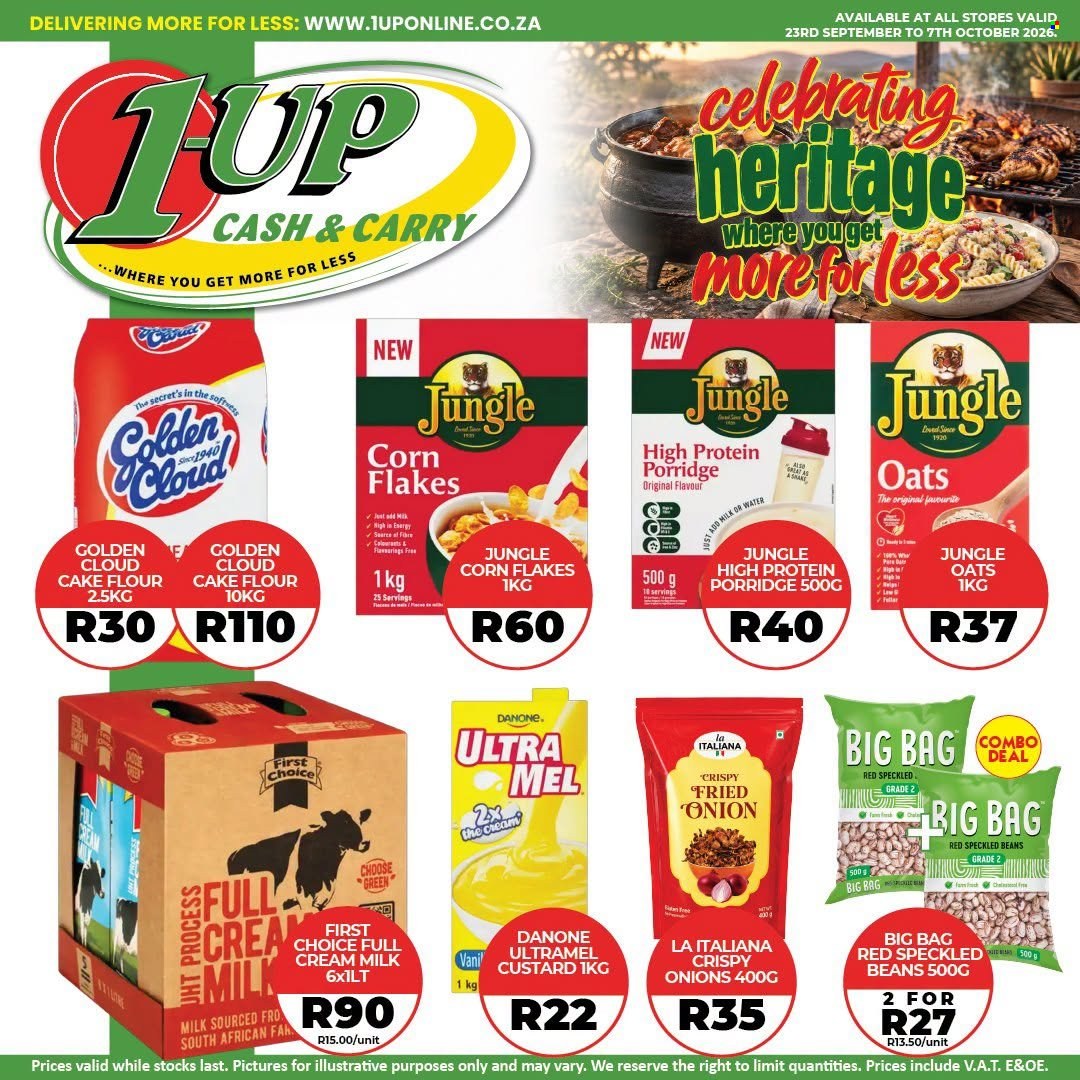 1UP Cash & Carry specials - 09.23.2026 - 10.07.2026. Page 1