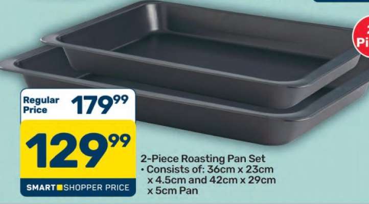 2-Piece Roasting Pan Set