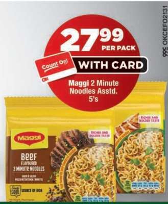 Maggi 2 Minute Noodles Assorted 5's