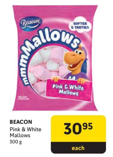 BEACON Pink & White Mallows