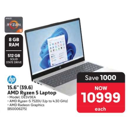 15.6” (39.6) AMD Ryzen 5 Laptop