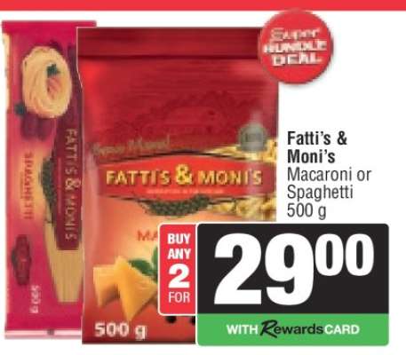 Fatti's & Moni's Macaroni or Spaghetti