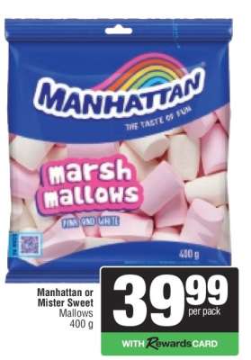 Manhattan or Mister Sweet Mallows