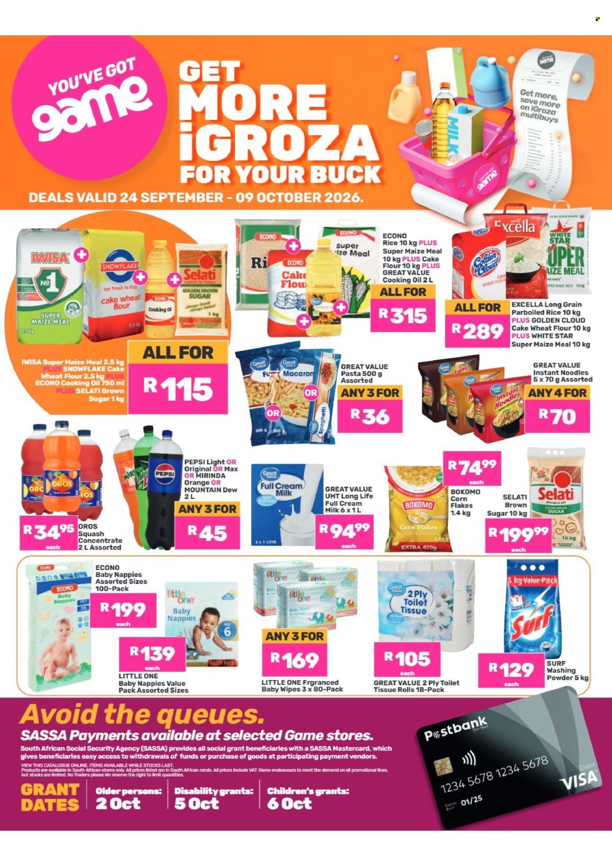 Game specials - 09.24.2026 - 10.09.2026. Page 1