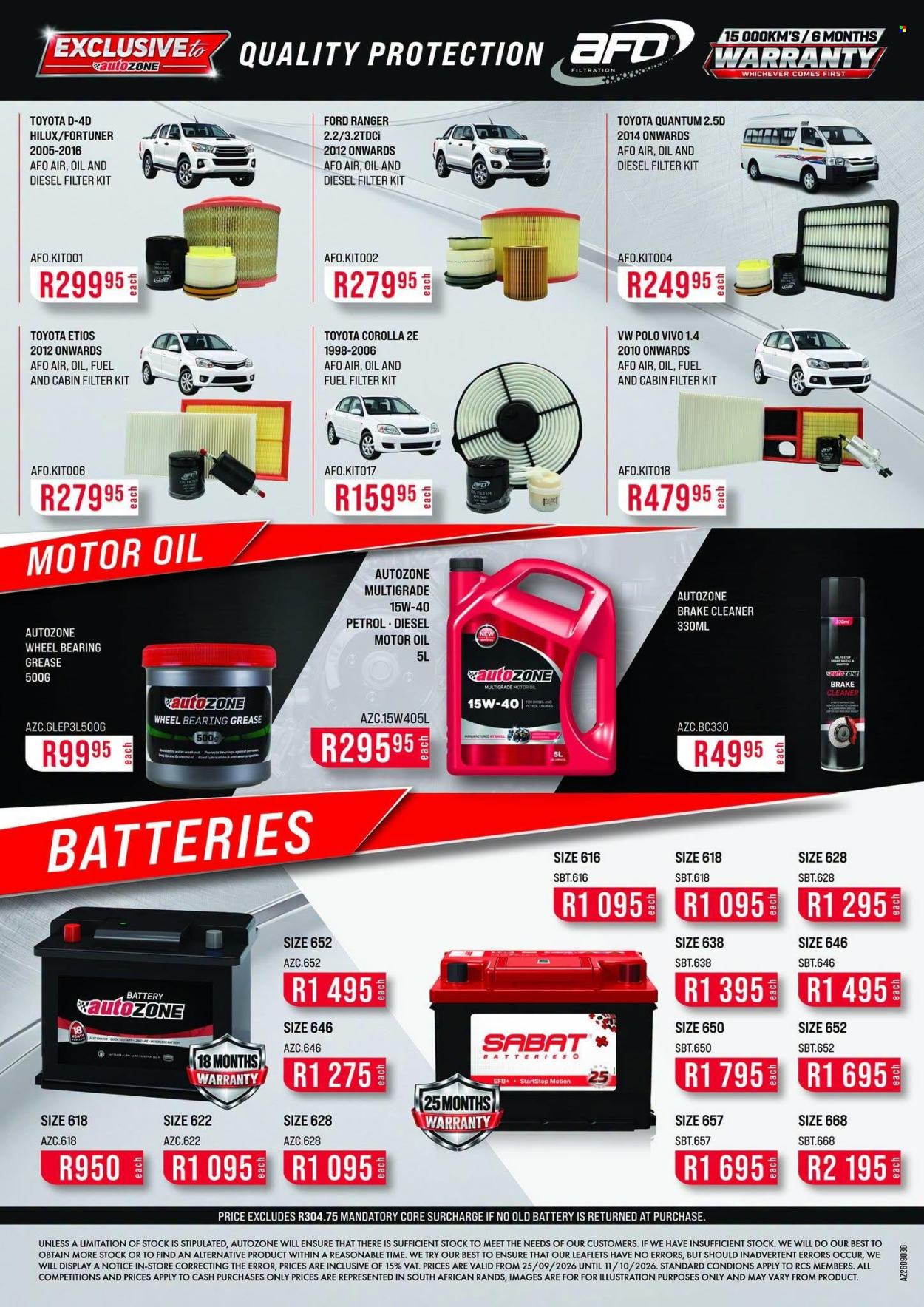 AutoZone specials - 09.25.2026 - 10.11.2026. Page 4