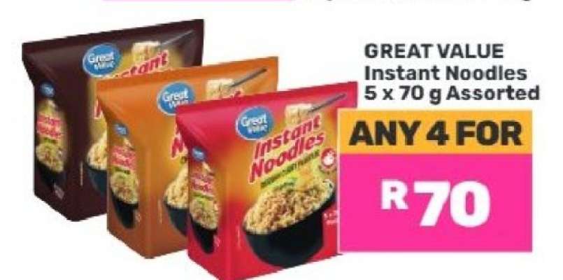 Great Value Instant Noodles