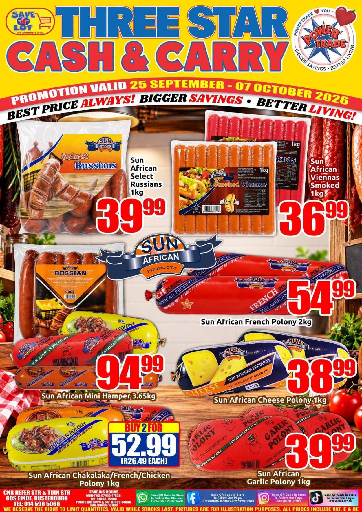 Three Star Cash and Carry specials - 09.25.2026 - 10.07.2026. Page 10