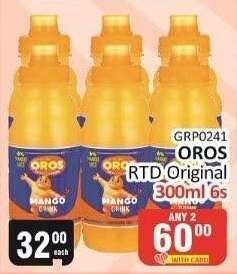 OROS RTD Original 300ml 6s