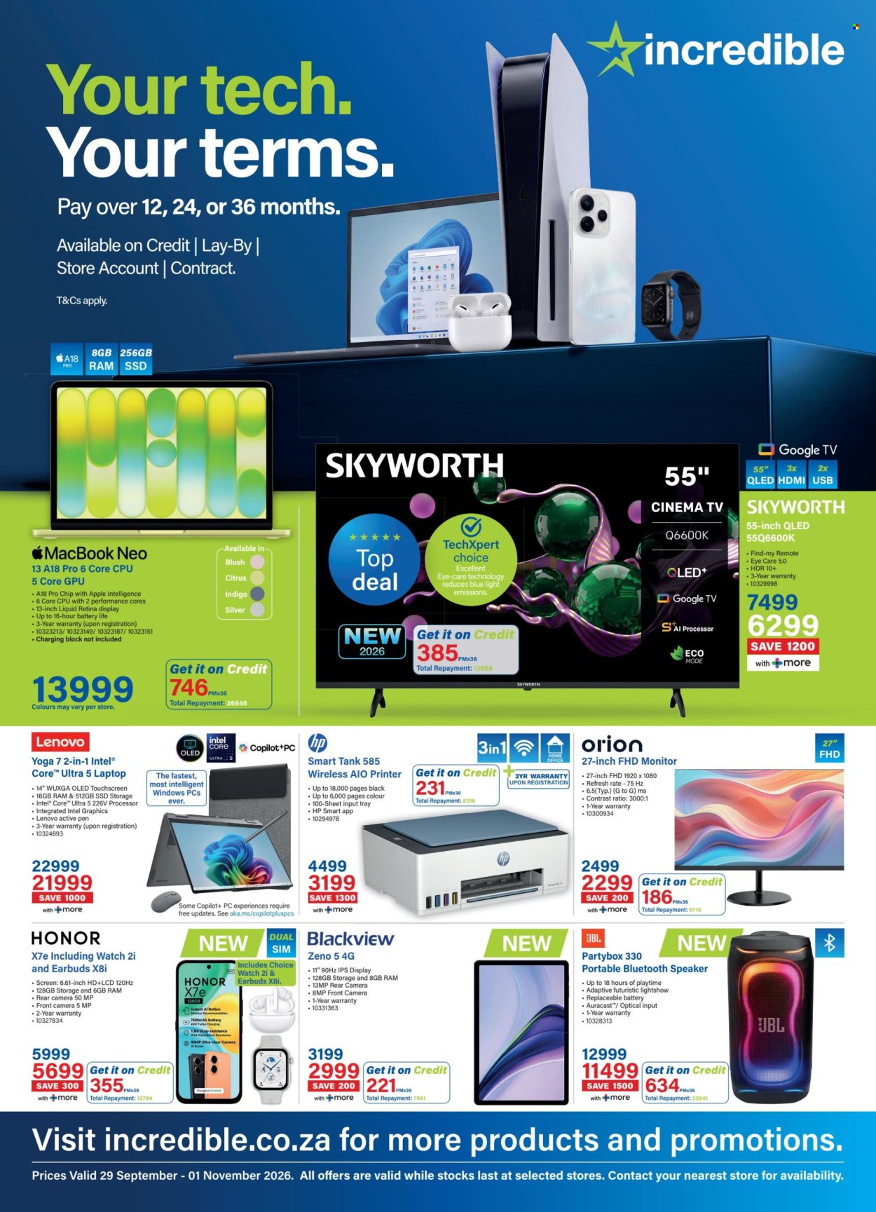 Incredible Connection specials - 09.29.2026 - 11.01.2026. Page 1
