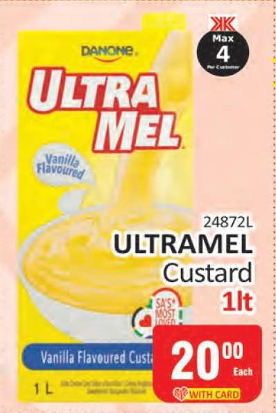 ULTRAMEL Custard 1lt