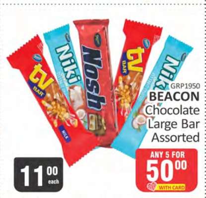 BEACON Chocolate Large Bar Assorted