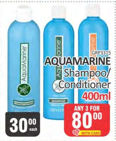 AQUAMARINE Shampoo/Conditioner