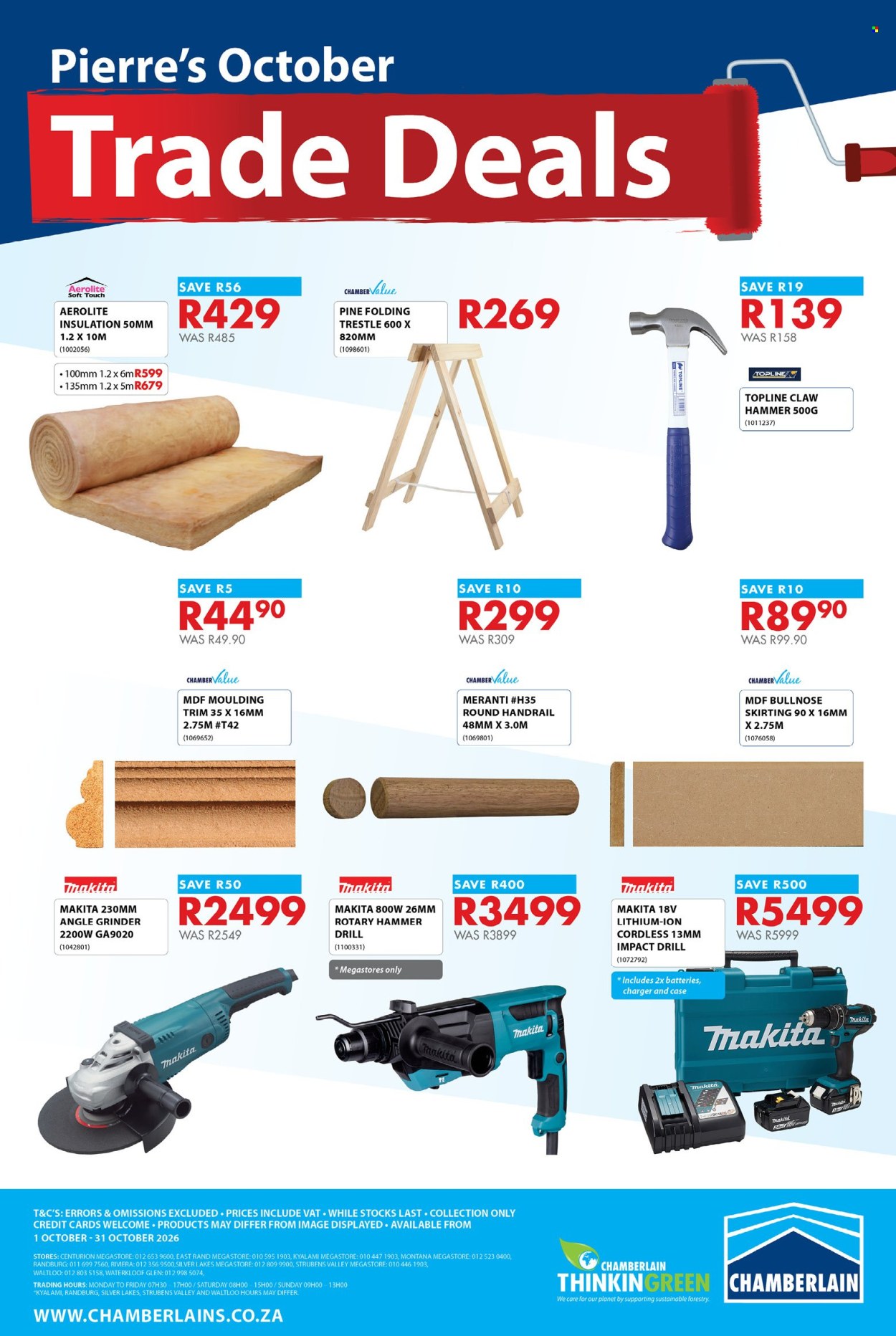 Chamberlain specials - 10.01.2026 - 10.31.2026. Page 2