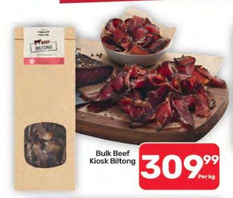 Bulk Beef Kiosk Biltong
