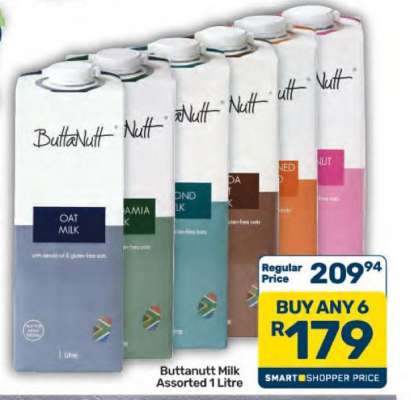 Buttanutt Milk Assorted 1 Litre