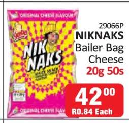 NIKNAKS Bailer Bag Cheese