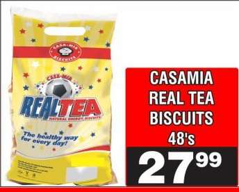 CASAMIA REAL TEA BISCUITS 48's