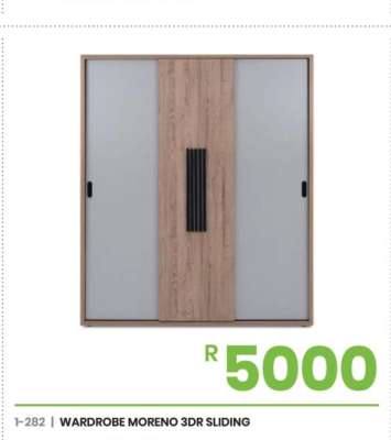 WARDROBE MORENO 3DR SLIDING