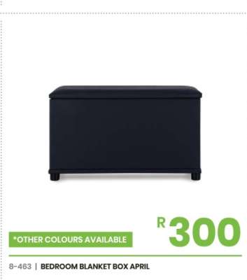 BEDROOM BLANKET BOX APRIL