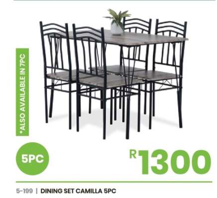 DINING SET CAMILLA 5PC