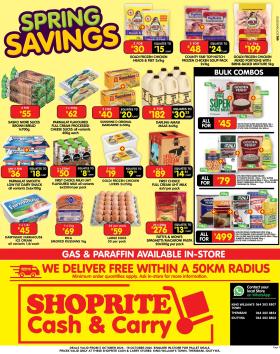 Shoprite - Cash & Carry Spring Savings Eastern Cape
