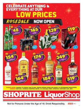 Shoprite - LiquorShop Low Prices Store Opening Rosedale