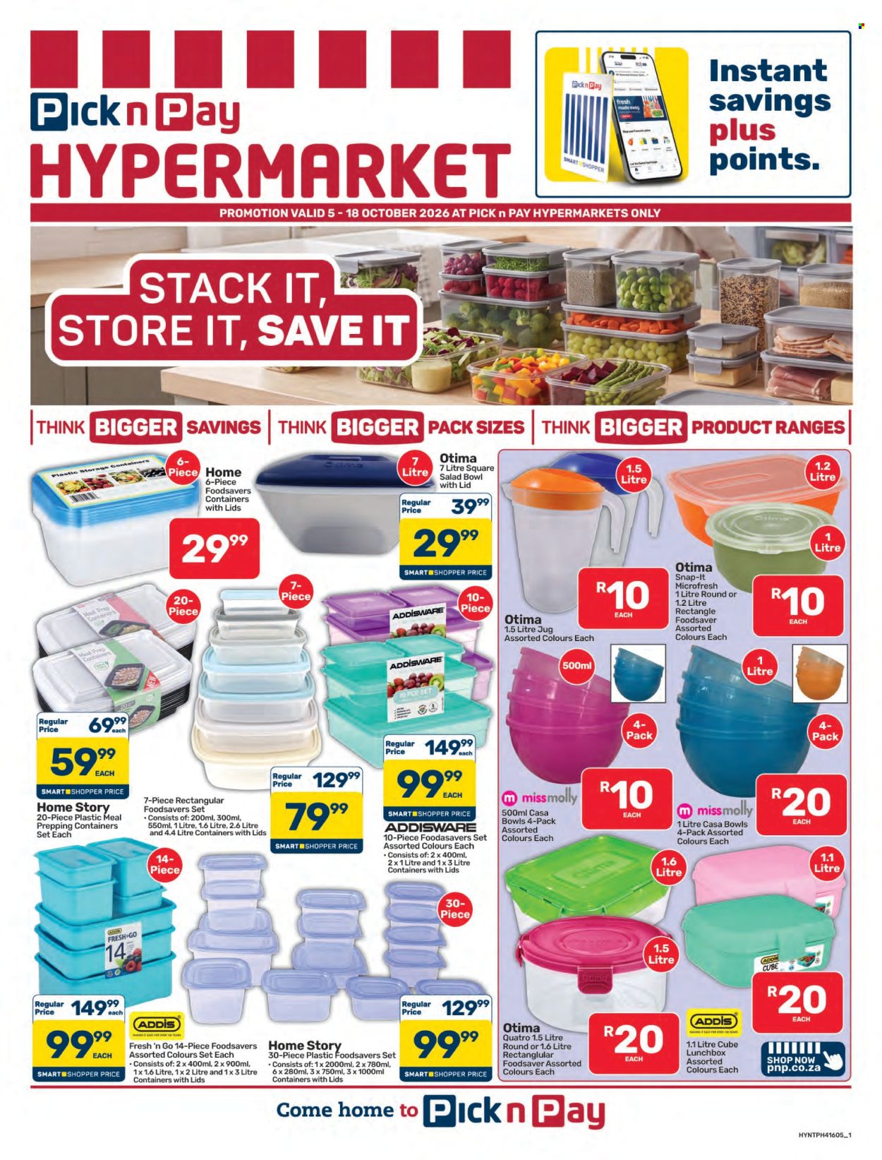 Pick n Pay Hypermarket specials - 10.05.2026 - 10.18.2026. Page 1