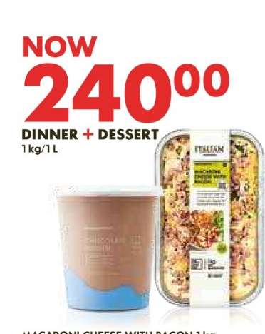 Dinner + Dessert