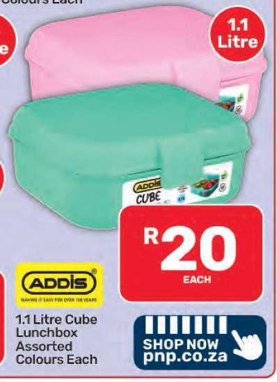 1.1 Litre Cube Lunchbox