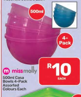 500ml Casa Bowls 4-Pack