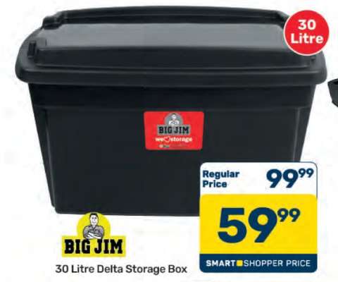 Big Jim 30 Litre Delta Storage Box