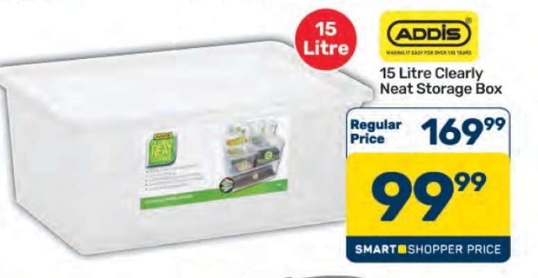 15 Litre Clearly Neat Storage Box
