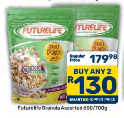 Futurelife Granola Assorted 600/700g