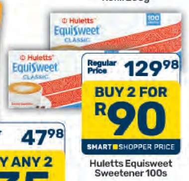 Huletts Equisweet Sweetener 100s