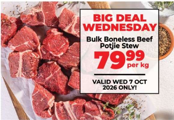 Bulk Boneless Beef Potjie Stew