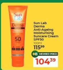 Sun Lab Derma Anti-Ageing Moisturising Suncare Cream SPF50