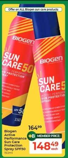 Biogen Active Performance Sun Care Protection Spray SPF50