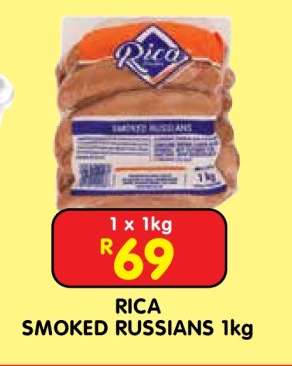 RICA SMOKED RUSSIANS 1kg