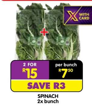 SPINACH 2x bunch