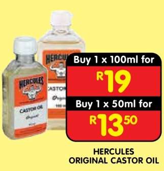 HERCULES ORIGINAL CASTOR OIL