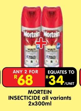 MORTEIN INSECTICIDE all variants 2x300ml