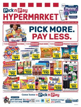 Pick n Pay - Hypermarket Pick More, Pay Less Specials