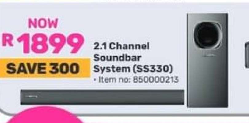 2.1 Channel Soundbar System (SS330)