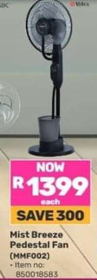 Mist Breeze Pedestal Fan