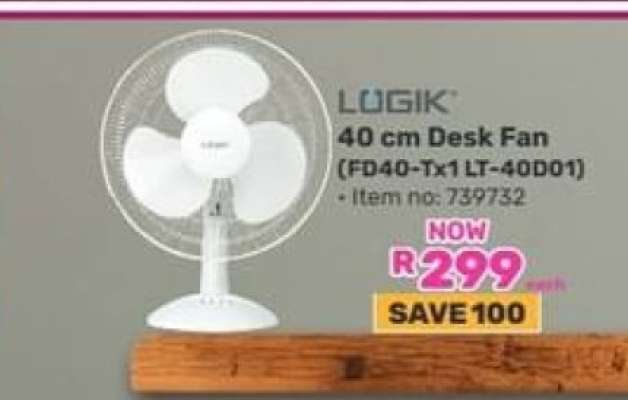LUGIK 40 cm Desk Fan