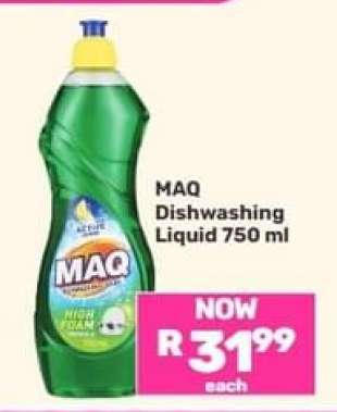 MAQ Dishwashing Liquid 750 ml