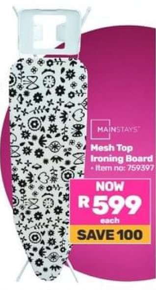 Mesh Top Ironing Board