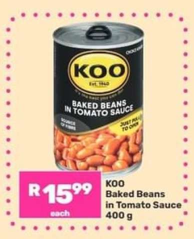 Koo Baked Beans in Tomato Sauce